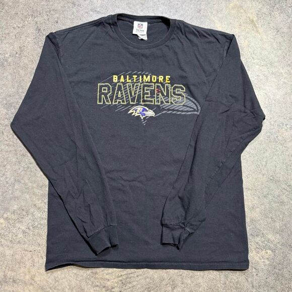 NFL Other - Early 2000s NFL Baltimore Ravens graphic long sleeve tee Size L